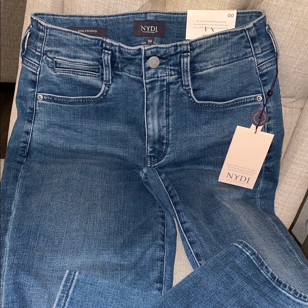 NWT NYDJ Women's 00 Lift Tuck Technology Jeans
